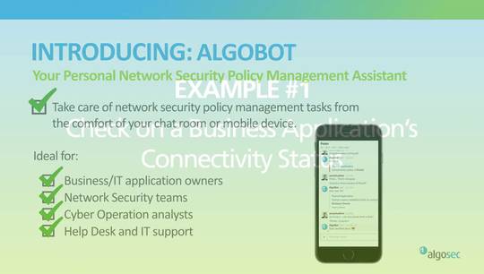 AlgoBot: Your Network Security Policy Management Assistant