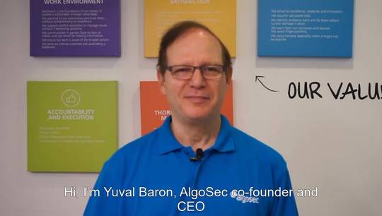 AlgoSec CEO, Yuval Baron - Invitation to AlgoSummit Americas 2019