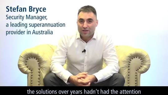 Customer Story - Stefan Bryce from Australia’s Leading Superannuation provider