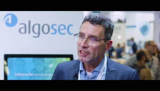 Robert Blank von AlgoSec auf der ITSA 2019