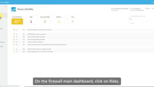 Firewall risk assessment made easy