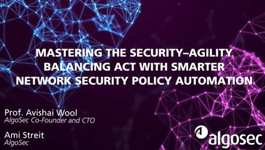 Get Smarter Network Security Policy Automation