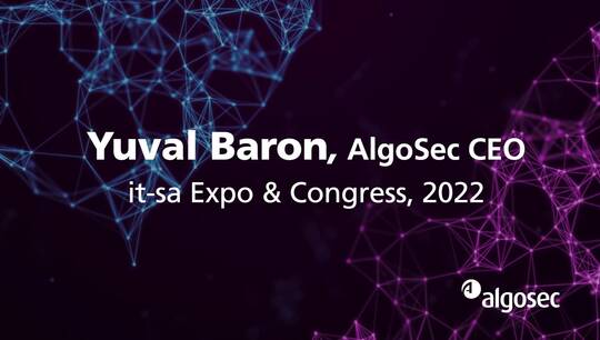 AlgoSec CEO, Yuval Baron Interview: it-sa 2022