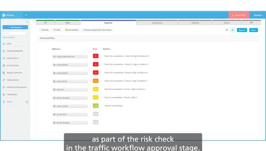 Vulnerabilities data in your firewalls risk check
